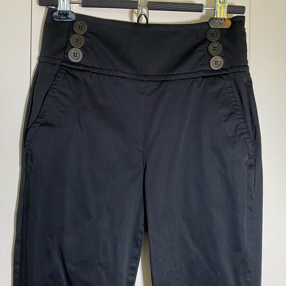 Club Monaco Black Sailor Flared Pants - Picture 3 of 5